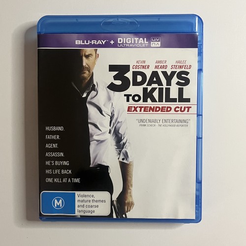 3 Days to Kill (2014) disc cover