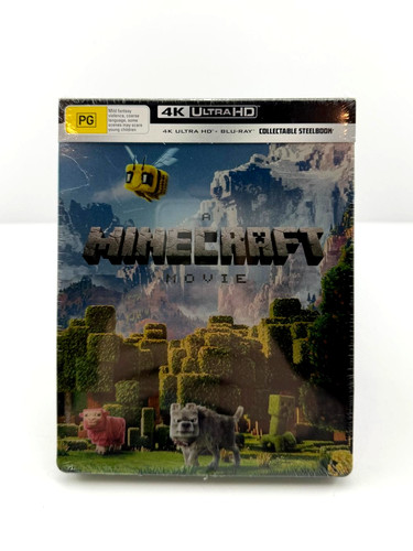 A Minecraft Movie (2025) disc cover