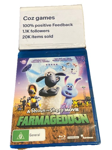 A Shaun the Sheep Movie: Farmageddon (2019) disc cover