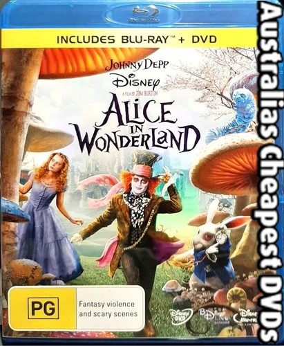 Alice in Wonderland (2010) disc cover