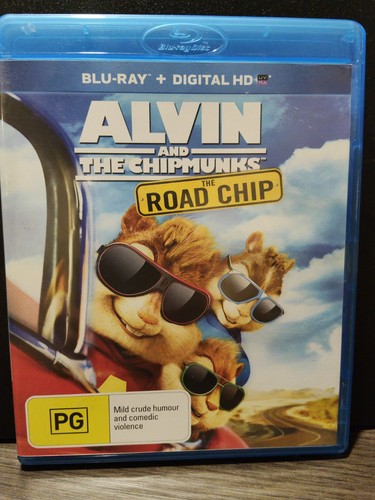 Alvin and the Chipmunks: The Road Chip (2015) disc cover