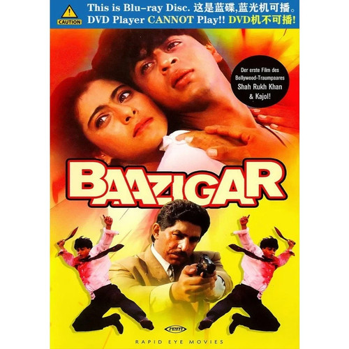 Baazigar (1993) disc cover