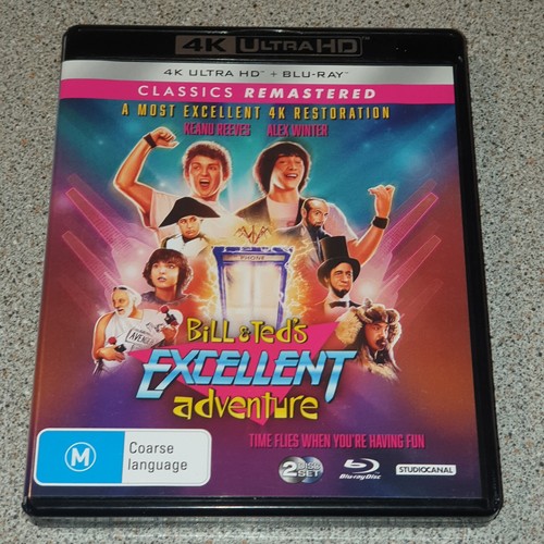 Bill & Ted's Excellent Adventure (1989) disc cover