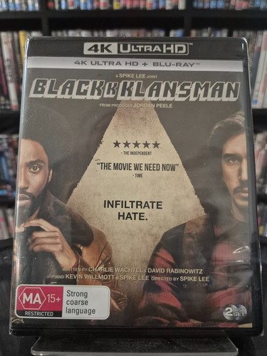 BlacKkKlansman (2018) disc cover