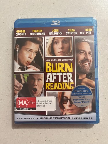 Burn After Reading (2008) disc cover