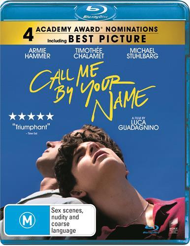 Call Me by Your Name (2017) disc cover