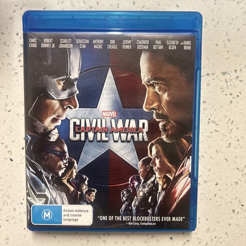 Captain America: Civil War (2016) disc cover