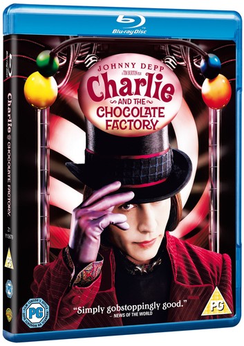 Charlie and the Chocolate Factory (2005) disc cover