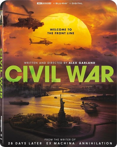 Civil War (2024) disc cover