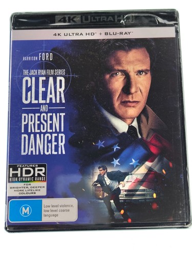 Clear and Present Danger (1994) disc cover