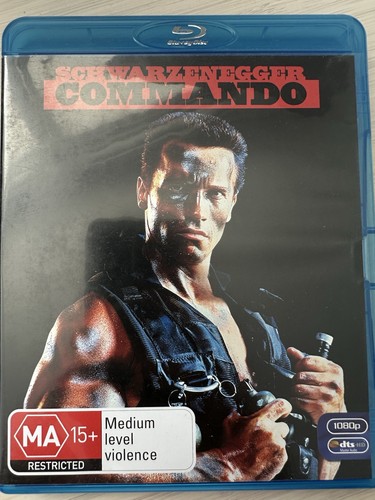 Commando (1985) disc cover
