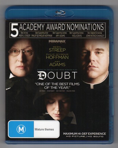 Doubt (2008) disc cover
