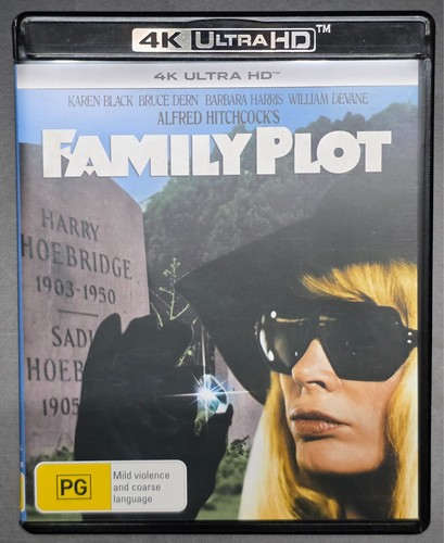 Family Plot (1976) disc cover