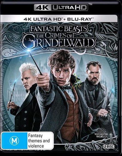 Fantastic Beasts: The Crimes of Grindelwald (2018) disc cover