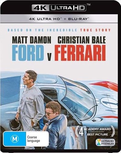 Ford v Ferrari (2019) disc cover