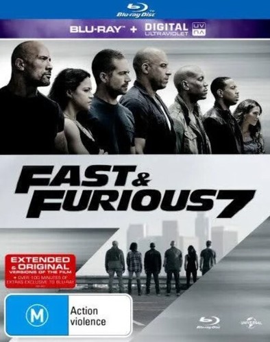 Furious 7 (2015) disc cover