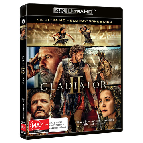 Gladiator II (2024) disc cover