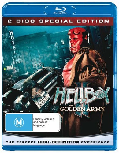 Hellboy II: The Golden Army (2008) disc cover