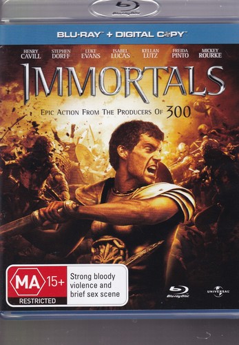 Immortals (2011) disc cover
