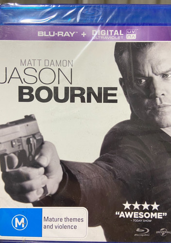 Jason Bourne (2016) disc cover