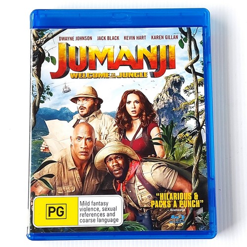 Jumanji: Welcome to the Jungle (2017) disc cover