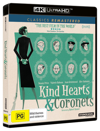 Kind Hearts and Coronets (1949) disc cover
