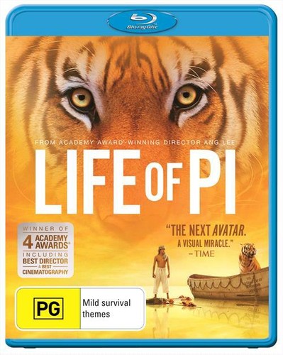 Life of Pi (2012) disc cover