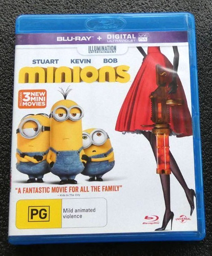 Minions (2015) disc cover