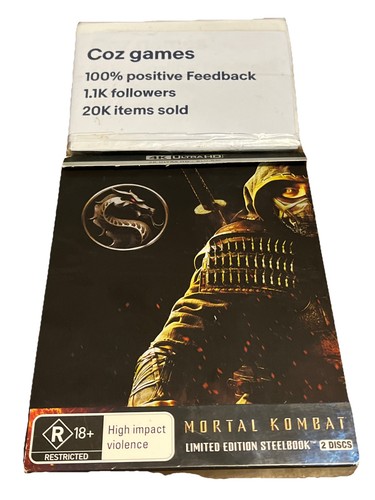 Mortal Kombat (2021) disc cover