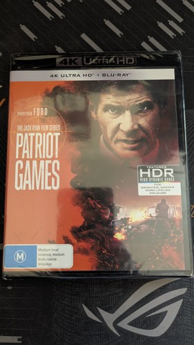Patriot Games (1992) disc cover