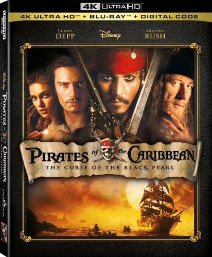 Pirates of the Caribbean: The Curse of the Black Pearl (2003) disc cover