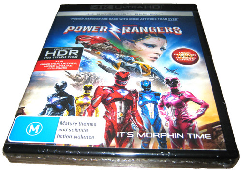 Power Rangers (2017) disc cover