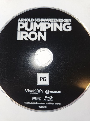 Pumping Iron (1977) disc cover