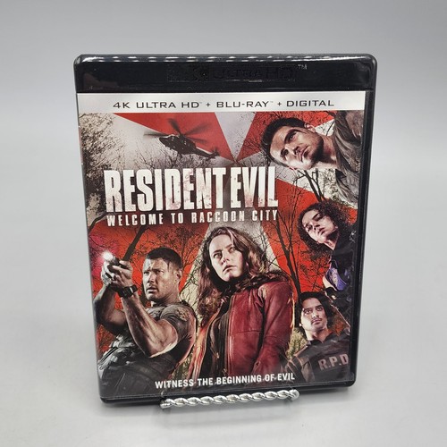 Resident Evil: Welcome to Raccoon City (2021) disc cover
