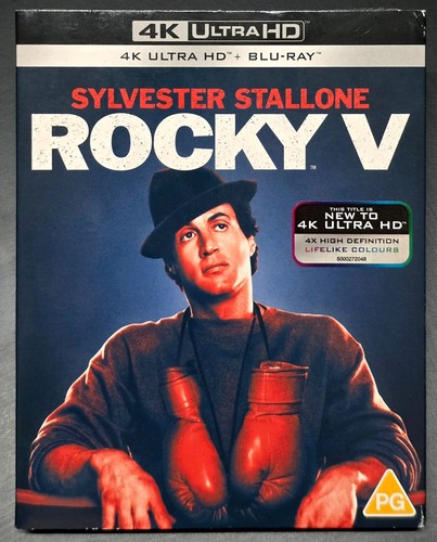 Rocky V (1990) disc cover