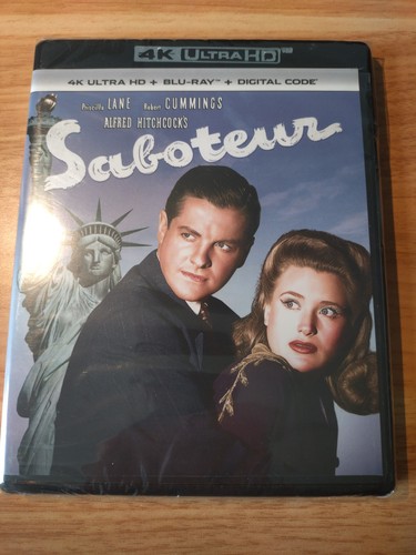 Saboteur (1942) disc cover