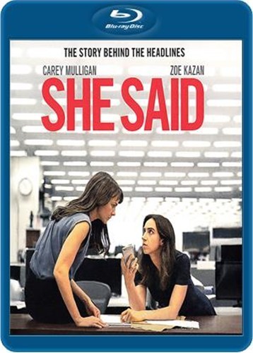 She Said (2022) disc cover