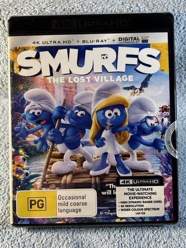 Smurfs: The Lost Village (2017) disc cover