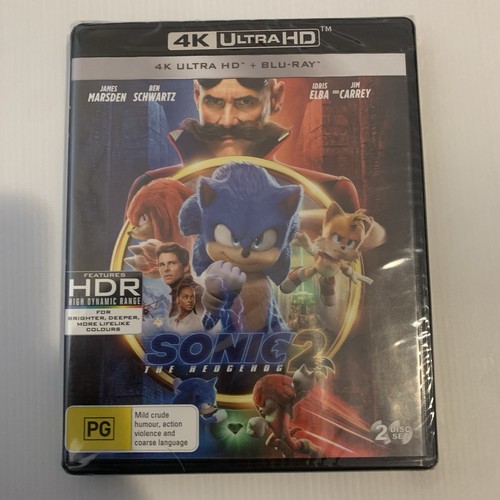 Sonic the Hedgehog 2 (2022) disc cover