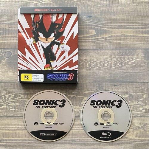 Sonic the Hedgehog 3 (2024) disc cover