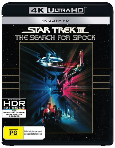 Star Trek III: The Search for Spock (1984) disc cover