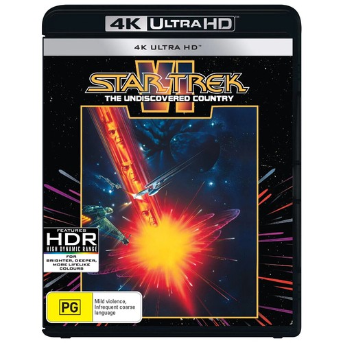Star Trek VI: The Undiscovered Country (1991) disc cover