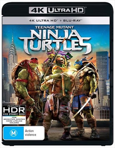 Teenage Mutant Ninja Turtles (2014) disc cover