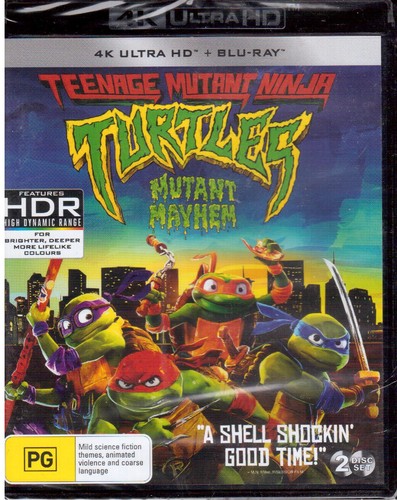 Teenage Mutant Ninja Turtles: Mutant Mayhem (2023) disc cover