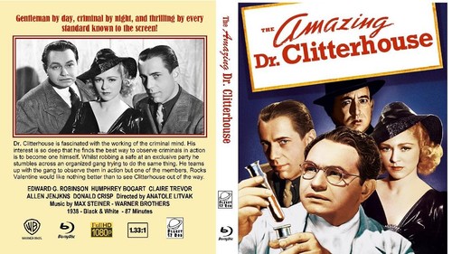 The Amazing Dr. Clitterhouse (1938) disc cover
