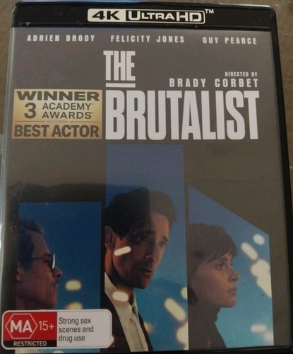The Brutalist (2024) disc cover