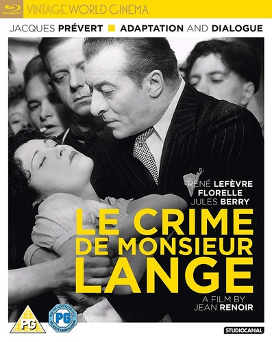 The Crime of Monsieur Lange (1935) disc cover