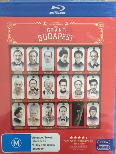 The Grand Budapest Hotel (2014) disc cover