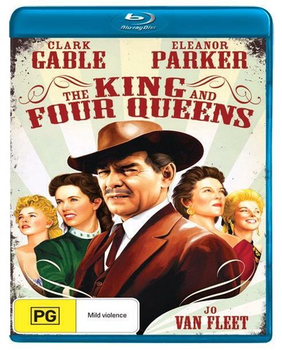 The King and Four Queens (1956) disc cover