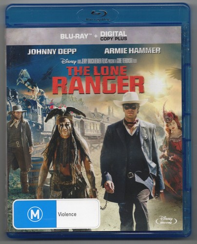 The Lone Ranger (2013) disc cover